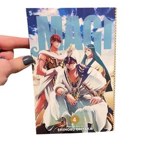 Magi The Labyrinth of Magic Vol 4 Manga English Volume Shinobu Ohtaka 1st Print